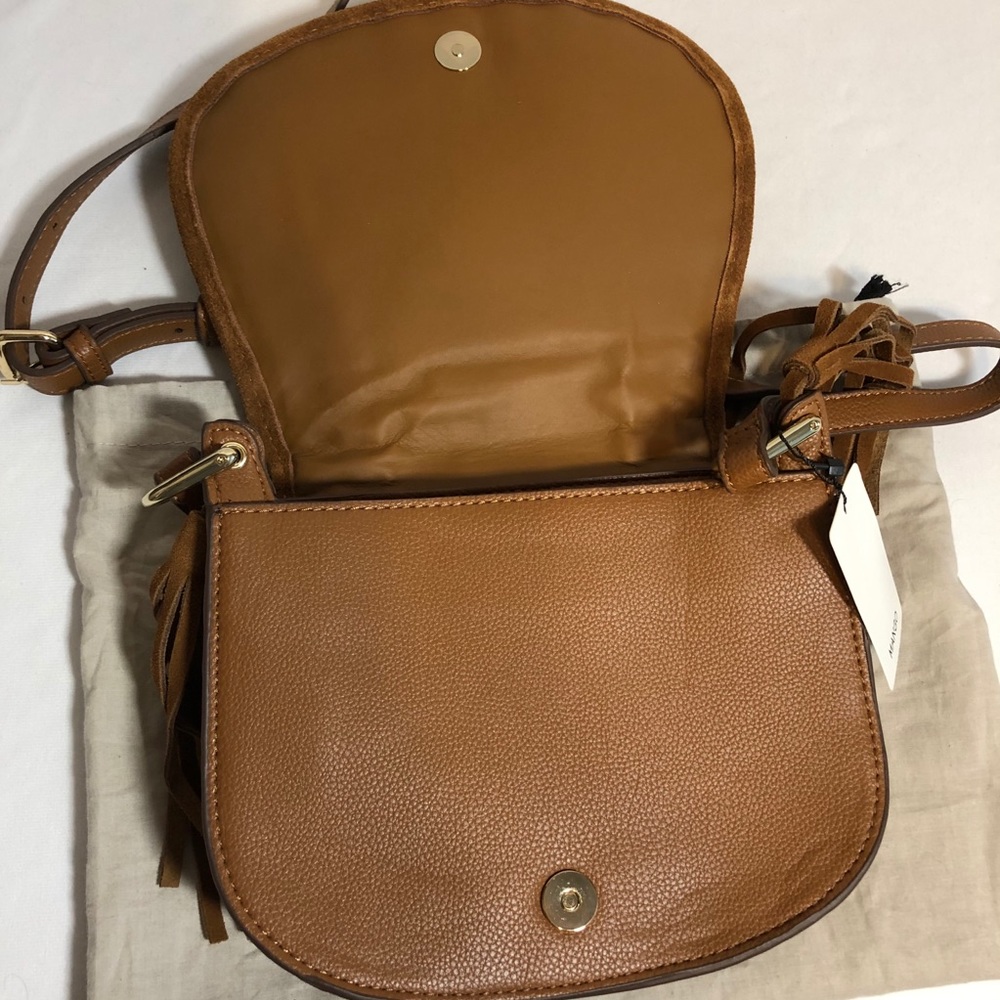 Mango Suede Crossbody Purse - Picture 4 of 5